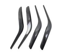 FAHBSTR garniture poignée porte intérieure Poignée Traction Porte Intérieure Ensemble 4 Pièces Avant Arrière Gauche Droite Garniture Couverture Extérieure Pour BMW X1 E84 2010 - 2016(Carbon Fiber)
