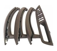 FAHBSTR garniture poignée porte intérieure Pour BMW X5 X6 E70 E71 2007-2014 LHD RHD 7 Pièces Ensemble Poignée Porte Fenêtre Panneau Commutation Avec Housse Cuir(Moka,RHD)