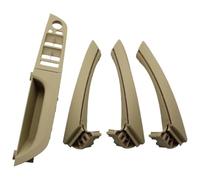 FAHBSTR garniture poignée porte intérieure Pour Série 3 E90 E91 316 318 320 325 328i 2004-2012 LHD Poignée Porte Avec Garniture Couvercle Ensemble Complet Intérieur Plastique(Beige,37.5 High-end)