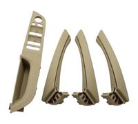 FAHBSTR garniture poignée porte intérieure Pour Série 3 E90 E91 316 318 320 325 328i 2004-2012 Poignée Porte Avec Garniture Couvercle Ensemble Complet LHD Intérieur Plastique(Beige,35.5 High-end)