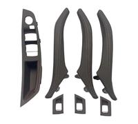FAHBSTR garniture poignée porte intérieure Pour Série 5 F10 F11 520 523 525 528 2010-2017 Interrupteur Lève-vitre Accoudoir Housse Poignée Porte Cuir(Moka,B)