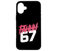 FAHHH 67 Fun Six Seven 6 7 Meme Gen Z Alpha 67 FAHH Coque pour iPhone 16 Plus