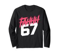 FAHHH 67 Fun Six Seven 6 7 Meme Gen Z Alpha 67 FAHH Manche Longue