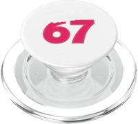 FAHHH 67 Fun Six Seven 6 7 Meme Gen Z Alpha 67 FAHH PopSockets PopGrip pour MagSafe