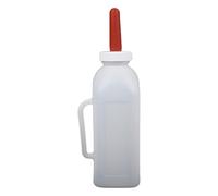 Fahoujs 1 à 5 l de lait de veau - Porte-biberon pour une alimentation facile - Avec téton amovible - En silicone