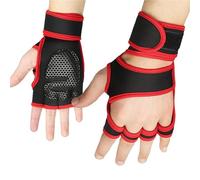 Fahoujs 1 paire de gants d'haltérophilie avec poignets réglables - Unisexe - Gants d'entraînement pour homme et femme