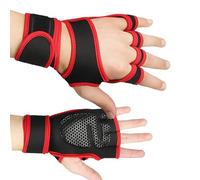 Fahoujs 1 paire de gants d'haltérophilie avec poignets réglables - Unisexe - Gants d'entraînement pour homme et femme