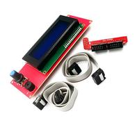 Fahoujs 3. Enhanced 20x4 Character LCD Control Module with Adapters for RAMPS 1.4 Industrial Printer Applications Contrast Adjustable LCD Module Kit