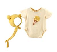 Fahoujs Accessoires de photographie pour nouveau-né - Costume de dessin animé - Combinaison - Grenouillère pour bébé - Jalons importants - Tenue de séance photo - Costume de photo pour nourrisson