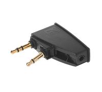 Fahoujs Adaptateur de casque d'avion 3,5 mono mâle vers 2 x 3,5 mâle pour casque Airline Airline QC45 QC35 QC3 QC25 QC20