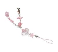 Fahoujs Adolescents Motifs Marins Perles Câble de Téléphone Avec Poisson Et Coquillages Accessoire de Chaîne de Téléphone Unique Pour Un Look Unique Cordon Léger, d, taille unique