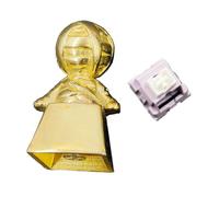 Fahoujs Amélioration des claviers mécaniques avec capuchon Mummy en laiton et manche Collection Mummy Keycap Set
