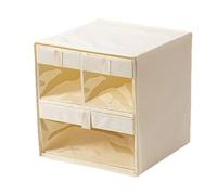 Fahoujs Bac De Stockage Tissu Portable Pliable pour Les Accessoires Garde-Robe Et Les Petits Organisateurs Garde-Robe Sauvegarde l'espace