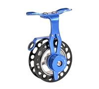 Fahoujs Bobine De Pêche À La Glace en Aluminium Grand Diamètre Bobine Diamètre Aride l'usure Professional Pêche La Glace Professionnelle