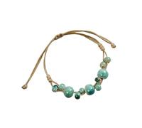 Fahoujs Bracelet élégant en céramique - Accessoire de chaîne de poignet avec surfaces brillantes pour plus de confort et de durabilité - Bracelet au design unique, taille unique, Comme décrit