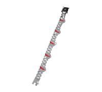 Fahoujs Bracelet élégant en forme de cœur inspiré d'un lien élégant - Accessoire pour les fêtes - Port quotidien