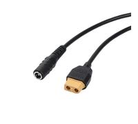 Fahoujs Câble d'alimentation femelle XT60 vers courant direct XT60 à DC5521/DC5525 27 cm pour modèles d'avions et jouets pour chargeur d'équilibre