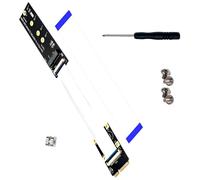 Fahoujs Carte D'extension PCIe pour Installation De Disque Solide NVME Installation Facile Prise en du Convertisseur 2230/2242/2260/2280 Convertisseur Nvme Pcie Stable