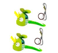 Fahoujs Chirping Jouet à mâcher en forme de punaises grinçantes pour améliorer l'humeur en toute sécurité avec amélioration du son Cadeau d'humeur pour chaton Chirping Bird Cats Jouet