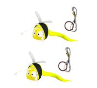 Fahoujs Chirping Jouet à mâcher en forme de punaises grinçantes pour améliorer l'humeur en toute sécurité avec amélioration du son Cadeau d'humeur pour chaton Chirping Bird Cats Jouet