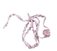 Fahoujs Collier écharpe florale en tricot avec rose élégant collier de mariage pour mariée et femme écharpe de mode, taille unique, Comme décrit, Comme décrit