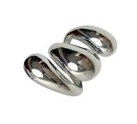 Fahoujs Cool Unique Bracelets Irréguliers Punk Large Manchette Bracelets Géométriques Bijoux De Fête Texture en Alliage Présent pour Femmes Et Hommes Vintage