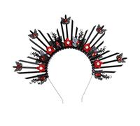 Fahoujs Couronne de diadème élégante de Medusas multi-usage - Décoration de cheveux pour Halloween et costumes de mascarade - Usure