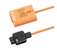 Fahoujs D Appuyez sur BLK22 Faux Batterie pour S55K S5M2 GH7 GH6 GH5M Prend en Le Streaming en Direct Et L'adaptateur d'alimentation De La Caméra De Production Vidéo Étendue