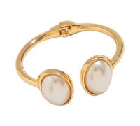 Fahoujs De Manchette Ouvert Élégant avec Perles Et Accent Métal