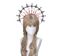 Fahoujs Dieu Mère Dieu Diadème Bandeau Kits Artisanat Vintage Chapeaux Femmes Fait à la Main Observateur de Tête Halloween Fête Costume Bandeau