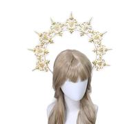 Fahoujs Dieu Mère Dieu Diadème Bandeau Kits Artisanat Vintage Chapeaux Femmes Fait à la Main Observateur de Tête Halloween Fête Costume Bandeau