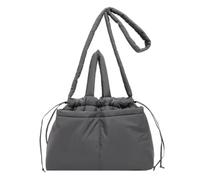 Fahoujs Élégant sac à bandoulière buffer avec de grandes poches Sacs à bandoulière décontractés Sac à main pour faire du shopping et se déplacer Sac à main rembourré essentiel tendance, gris