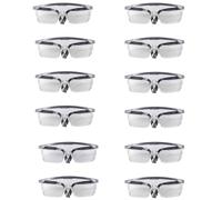 Fahoujs Ensemble De 12 Lunettes Sécurité Pour L'industrie Du Jardin Laboratoire Belle Protection Visuelle Des Yeux Pour Plusieurs Utilisations Professionnelles Sécurité Industrielle