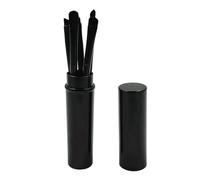 Fahoujs Ensemble de pinceaux compacts à bordure souple avec étui de rangement Essential Watchmaker Outil de réparation pour téléphones portables Brosse de nettoyage professionnelle