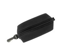 Fahoujs Étui de transport pour lunettes de natation et de plongée - Couverture rigide avec clip, Noir