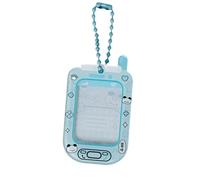 Fahoujs Étui pour cartes à clés en plastique dur Design compact Beau motif de dessin animé Protection de carte de crédit Anneaux porte-clés Décorer Porte-badge sécurisé Porte-clés, bleu, Taille unique