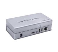 Fahoujs Extension KVM USB HDTV Haute Résolution 200M pour Une Transmission Transparente De Vidéo Et Musique pour Les Centres Données Et La Salle HDTV Extender