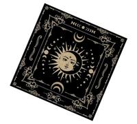 Fahoujs Fleurs Papillons Tarot Carte Nappe Méditations Tissu Tapis de lecture psychique pour Lecteur de cartes Professionnel Sorcière Tissu