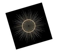 Fahoujs Fleurs Papillons Tarot Carte Nappe Méditations Tissu Tapis de lecture psychique pour Lecteur de cartes Professionnel Sorcière Tissu