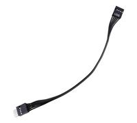 Fahoujs Flexible 9 broches USB 2.0 Changement de câble USB USB 9 broches interne mâle vers femelle (20 cm/30/50) Câble d'ordinateur de bureau