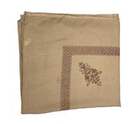 Fahoujs Foulard Arabe du Désert Foulard Shemagh Foulard pour Hommes et Femmes 132 cm Tissu de Coton Doux Hijab Écharpe Wrap pour Événements Culturels Unisexe Shemagh, kaki, taille unique