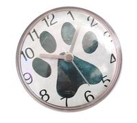 Fahoujs Horloge De Salle Bain Imperméable SILENTS avec Tasse Tassement Tasserie Mur À Base Batterie pour Toilettes Coucheur Chambre À Coucher Mur Numérique