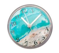 Fahoujs Horloge De Salle Bain Imperméable SILENTS avec Tasse Tassement Tasserie Mur À Base Batterie pour Toilettes Coucheur Chambre À Coucher Mur Numérique