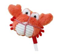 Fahoujs Interaction Chats Jouet Crabes/Homard en Peluche avec Menthe à Chat et clochettes pour stimuler la curiosité et réduire Le Stress Cloches en Peluche pour Chats
