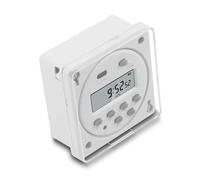 Fahoujs Interrupteur à minuterie intelligent 12 V/24/110/220 V avec option de planification flexible pour un contrôle précis de la minuterie à économie d'énergie pour les appareils électriques