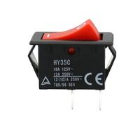Fahoujs Interrupteurs De Bascules Hy35C Polyvalents 2 Broches sur Off 125V 16A 250V 12A Pratique pour Les Compresseurs d'air Interrupteurs De Compresseur d'air Décontracté Quotidien