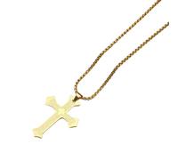 Fahoujs L'écriture espagnole croise le collier symbolise la foi et l'alliage de protection pour l'usure quotidienne ou les cérémonies religieuses Accessoire religieux à la mode, taille unique, Comme