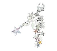 Fahoujs Léger Star Ornement Phone Lanyard Handmade Handmade Décoration Portable Mode Accessoire Pour Les Amateurs De Hip Hop