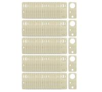 Fahoujs Lot de 100 organiseurs de fils Croses - Gouttes - Autocollants en bois - Organisateurs de couture