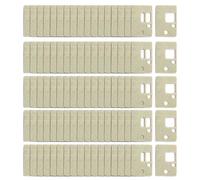 Fahoujs Lot de 100 organiseurs de fils Croses - Gouttes - Autocollants en bois - Organisateurs de couture